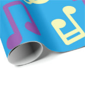 音楽パターン ラッピングペーパー (ロールコーナー)