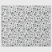 音楽パターン ラッピングペーパー (フラット)