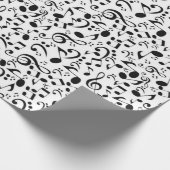 音楽パターン ラッピングペーパー (角)