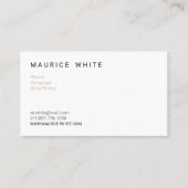 音楽パターン 名刺 (正面)