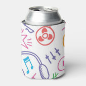 音楽パターン 缶クーラー (缶正面)