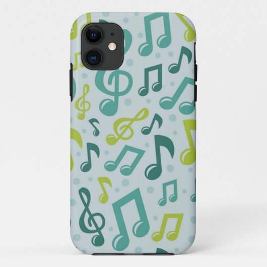 音楽パターン Case-Mate iPhoneケース (裏面)