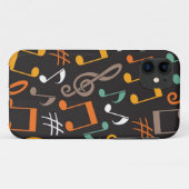 音楽パターン Case-Mate iPhoneケース (裏面(横))