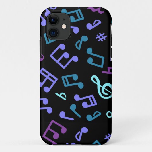 音楽パターン Case-Mate iPhoneケース (裏面)
