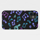 音楽パターン Case-Mate iPhoneケース (裏面(横))