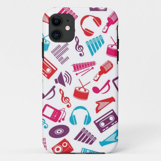 音楽パターン Case-Mate iPhoneケース (裏面)