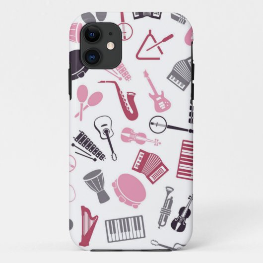 音楽パターン Case-Mate iPhoneケース (裏面)