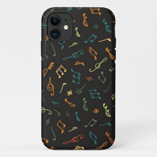 音楽パターン Case-Mate iPhoneケース (裏面)