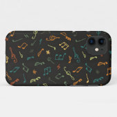 音楽パターン Case-Mate iPhoneケース (裏面(横))