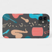 音楽パターン Case-Mate iPhoneケース (裏面(横))