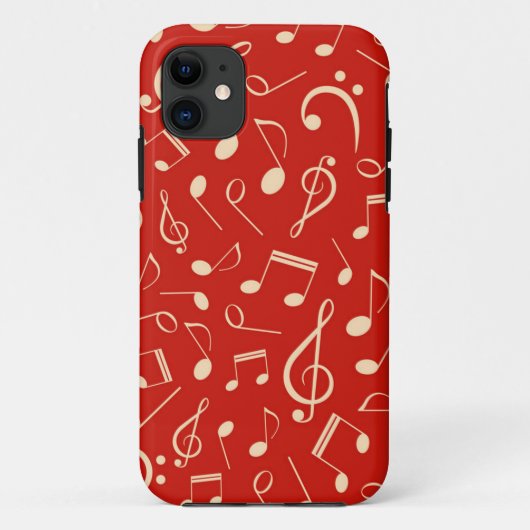 音楽パターン Case-Mate iPhoneケース (裏面)