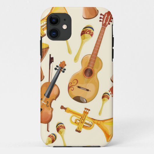 音楽パターン Case-Mate iPhoneケース (裏面)