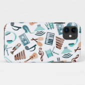 音楽パターン Case-Mate iPhoneケース (裏面(横))