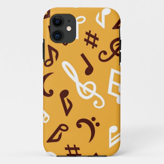 音楽パターン Case-Mate iPhoneケース (裏面)