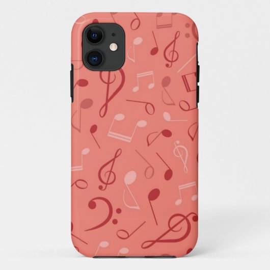 音楽パターン Case-Mate iPhoneケース (裏面)