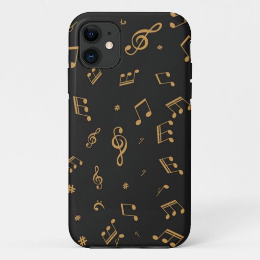 音楽パターン Case-Mate iPhoneケース (裏面)
