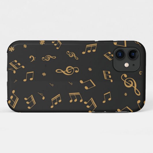 音楽パターン Case-Mate iPhoneケース (裏面(横))