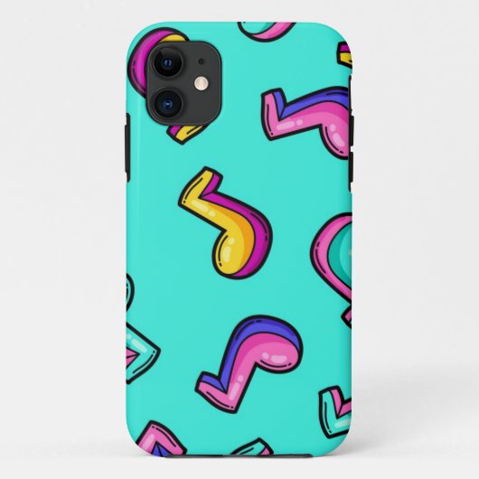 音楽パターン Case-Mate iPhoneケース (裏面)