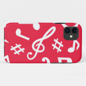 音楽パターン Case-Mate iPhoneケース (裏面(横))