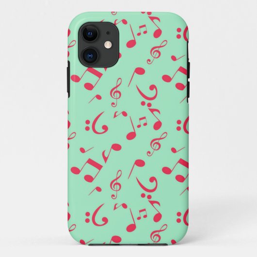 音楽パターン Case-Mate iPhoneケース (裏面)