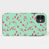 音楽パターン Case-Mate iPhoneケース (裏面(横))