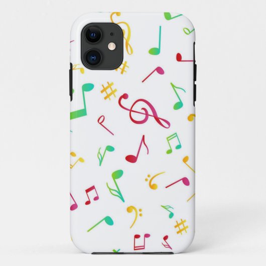 音楽パターン Case-Mate iPhoneケース (裏面)