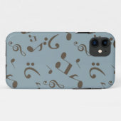 音楽パターン Case-Mate iPhoneケース (裏面(横))