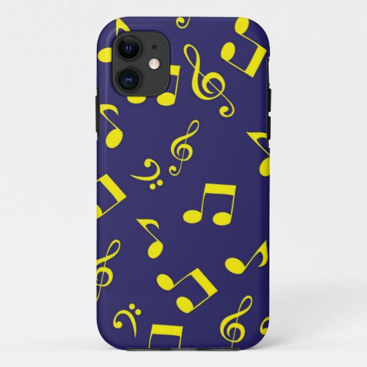 音楽パターン Case-Mate iPhoneケース (裏面)