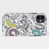 音楽パターン Case-Mate iPhoneケース (裏面(横))