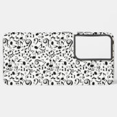 音楽パターン SAMSUNG GALAXYケース (左側面)