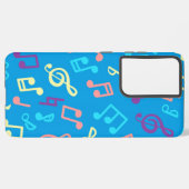 音楽パターン SAMSUNG GALAXYケース (左側面)