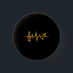 音楽パルスノートクレフ、 音符記号周波数波音 缶バッジ<br><div class="desc">Music Pulse Notesクレフ、 音符記号周波数素晴らし波音楽ファンやギターを愛する人のための遊贈り物。ギターと音楽のノートの素晴らしい組み合わせは、音楽最高の愛好家の贈り物になるだろう。誕生日、重要な大事な行事用に特別に設計されたバージョン。</div>