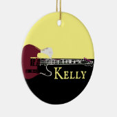 音楽パーソナライズされたエレクトリックバスギターセラミックO セラミックオーナメント (右)