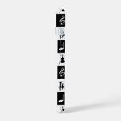 音楽パーソナライズされたコンテンポラリーデザイン iPhone 15ケース (左側面)