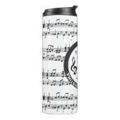 音楽パーソナライズされたスコアデザイン タンブラー (回転左)