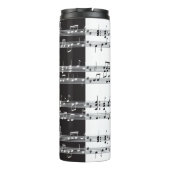 音楽パーソナライズされたスコアデザイン タンブラー (裏面)