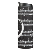 音楽パーソナライズされたスコアデザイン タンブラー (回転右)