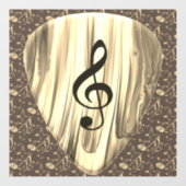 音楽パーソナライズされたノートギターピック ウィンドウサイン (シート)