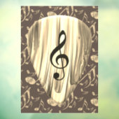 音楽パーソナライズされたノートギターピック ウィンドウサイン (シート3)