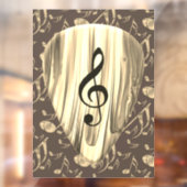 音楽パーソナライズされたノートギターピック ウィンドウサイン (シート2)