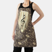 音楽パーソナライズされたノートギターピック エプロン (インサイチュ)