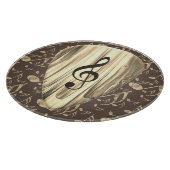 音楽パーソナライズされたノートギターピック カッティングボード (角)