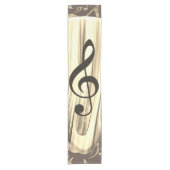 音楽パーソナライズされたノートギターピック ショートテーブルランナー (正面)