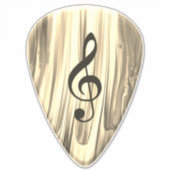 音楽パーソナライズされたノートギターピック シール (正面)