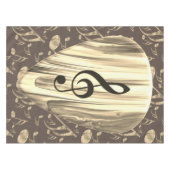 音楽パーソナライズされたノートギターピック テーブルクロス (正面(横))