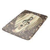 音楽パーソナライズされたノートギターピック バスマット (アングル)