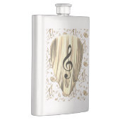 音楽パーソナライズされたノートギターピック フラスク (右)