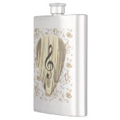 音楽パーソナライズされたノートギターピック フラスク (左)