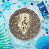 音楽パーソナライズされたノートギターピック ペーパープレート (パーティー)