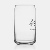 音楽パーソナライズされた先生楽譜 ガラス缶 (右)
